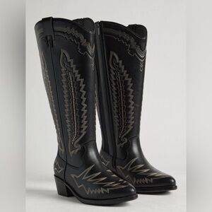Torrid Wide Calf Western Knee Boot